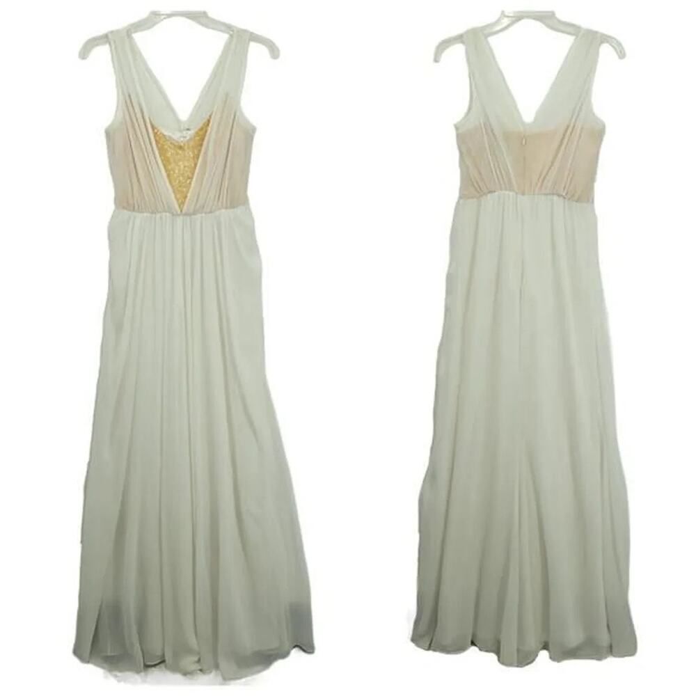 Mark & James Badgley Mischka Sequin Chiffon Gown